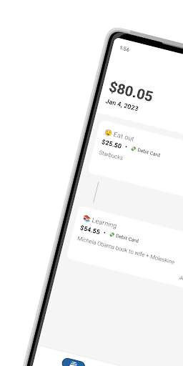 Android application Intentional: Spend Smarter screenshort