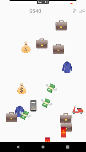 Pickup Money Game Screen 3