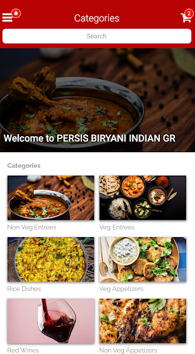 Persis Indian Grill Charlotte Screen 2