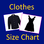 Clothes, Bra, Socks Size Chart Apk