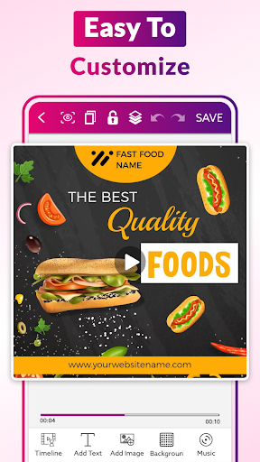 Video Flyer Maker, Templates Screen 3