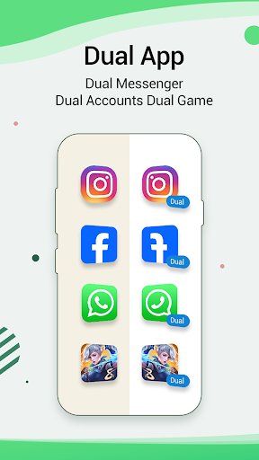 Screenshot of Dual App - Multiple Accounts