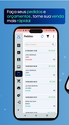 Android application SupraVendas APP screenshort