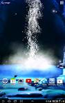 screenshot of Night 3D Waterfall Wallpaper