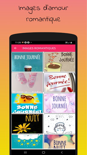 Messages et Images dAmour Screen 2