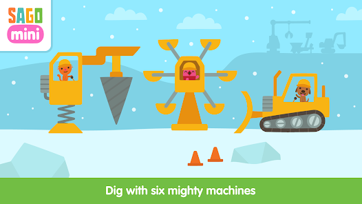 Captura de Pantalla 8 Sago Mini Snow Trucks android