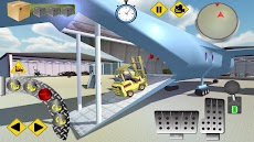重い機械Sim 3Dを運転する空港フォークリフトのおすすめ画像3