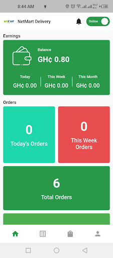 Android application NetMart Courier screenshort