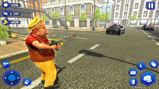 Auto theft crime Simulator-Indian police Chor game