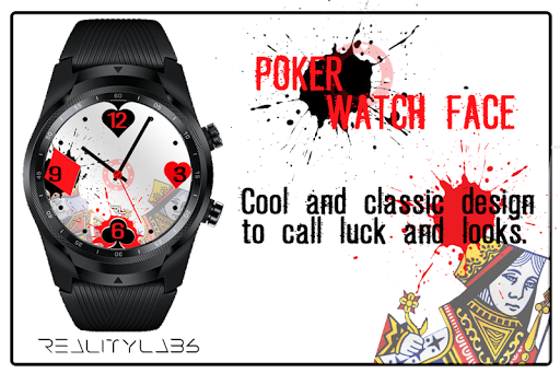 Android application Poker Watch Face screenshort
