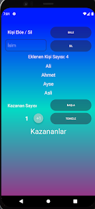 Free Kura Çekme  Çekiliş Yapma Apk Download 4