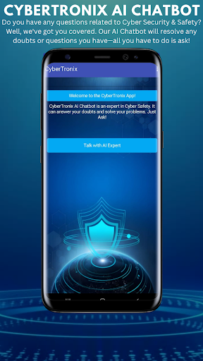 Android application CyberTronix - AI Chatbot screenshort