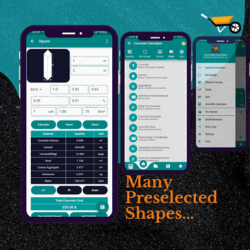 Concrete Calculator All In One Screen 2
