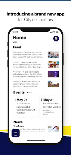 Android application City of Choctaw, Oklahoma screenshort