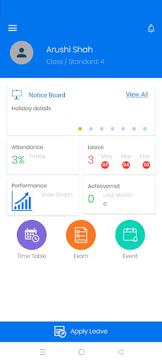 Android application Smart Champs screenshort