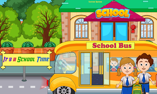 Android application My School Town Stories screenshort