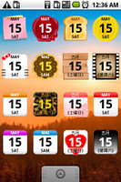 screenshot of Calendar Widget 2 Lite