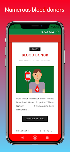 Save Life BD - Blood Donation Screen 3
