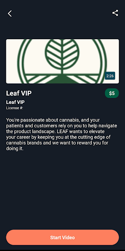Android application LEAF.VIP screenshort