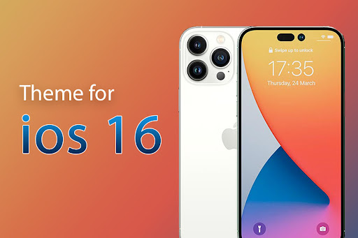 Android application Launcher Theme for iOS 16 screenshort