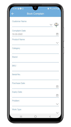 Scanfrost Service Admin Screen 3