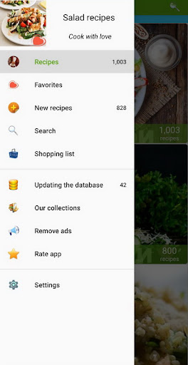 Salad recipes Screen 2