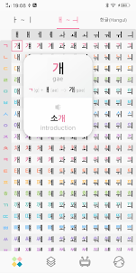 Pronúncia do alfabeto coreano 