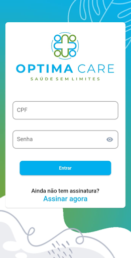 Android application Optima Care | Telemedicina screenshort
