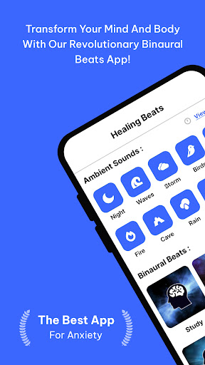 Android application Binaural Wellness Hub screenshort