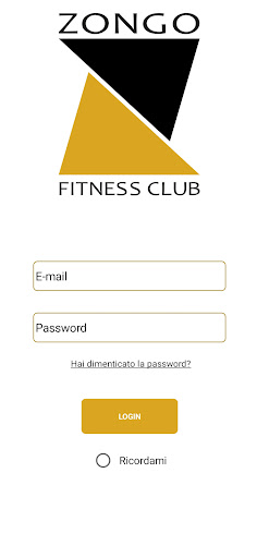 Android application Zongo Fitness Club screenshort
