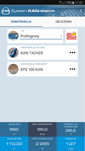 Vista previa de la aplicación