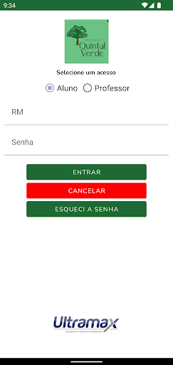 Android application Colégio Quintal Verde screenshort