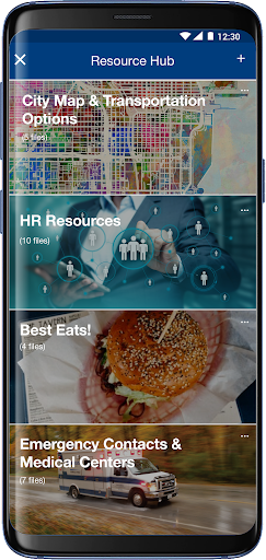 Android application Inovalon Intern Connect screenshort