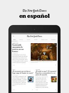NYTimes en Español Screenshot