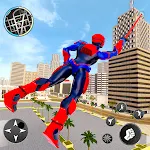 Cover Image of Télécharger Jeux de robots Miami Rope Hero 2.2 APK