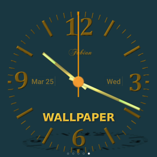 Nice Night Clock Wallpaper Analog%20Clock%20Live%20Wallpaper%20 Icon