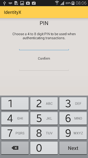 IdentityX Screen 3