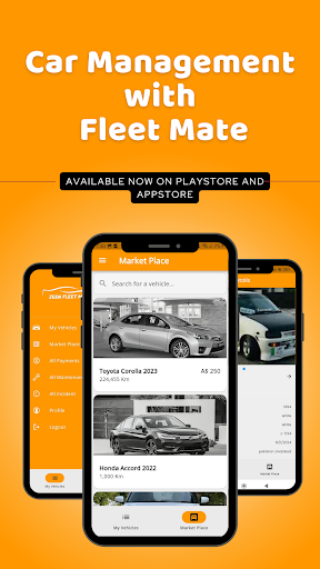 Android application Fleet Mate screenshort