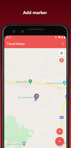 Android application Travel Notes screenshort