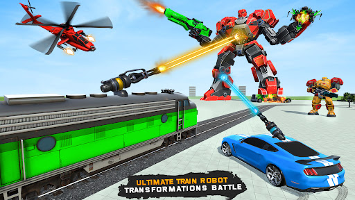 Android application Train Robot - Mech War Game screenshort