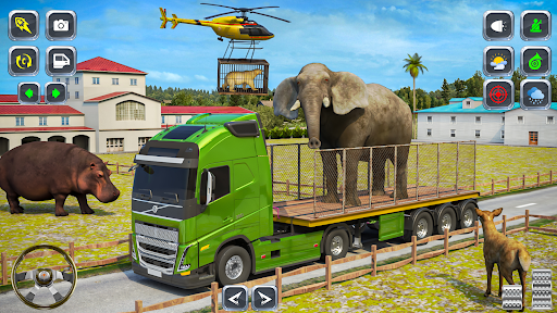 Real Animal Cargo Truck Game screenshot 12
