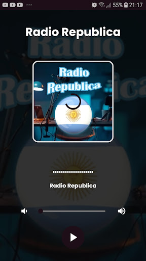 Android application Radio Republica screenshort