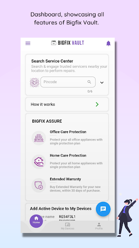 Android application Bigfix Vault - Device Care. screenshort