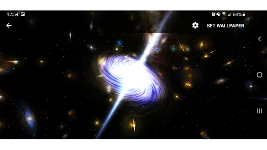 Captura de Pantalla 19 Black Hole Simulation 3D Live  android