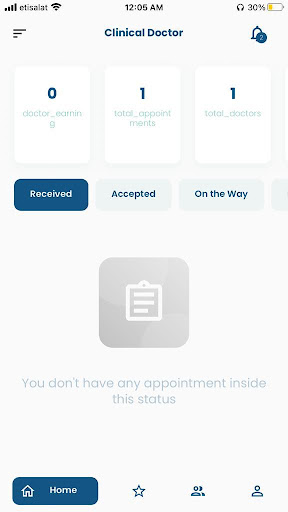 Android application Clinical Doctor screenshort