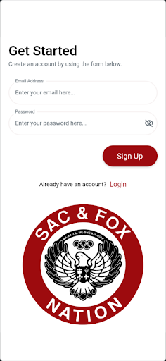Android application Sac and Fox Nation screenshort