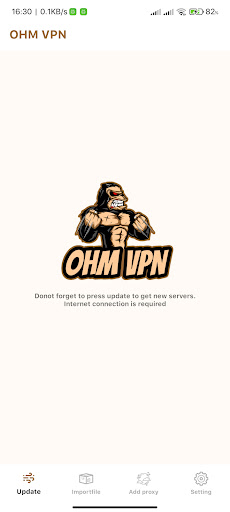 OHM VPN Screen 2