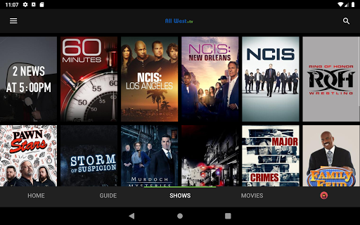 Screenshot of All West.tv