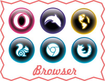 Glass Neon - Icon Pack Skærmbillede