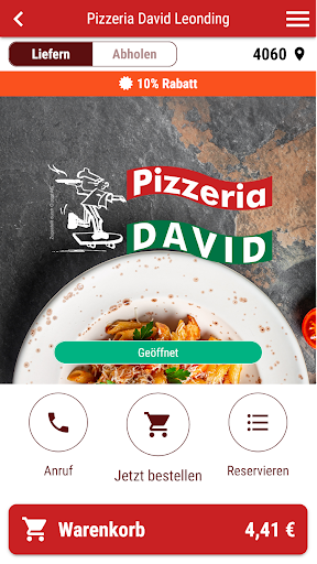 Pizzeria David Screen 2